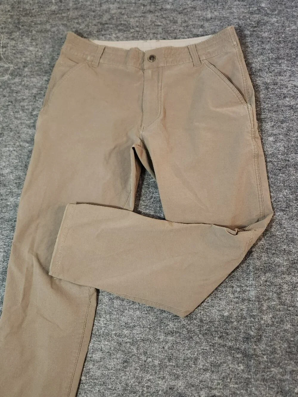Kühl Men's Khaki Tan Straight Leg Pants 34x30 Outdoor Hiking Workwear